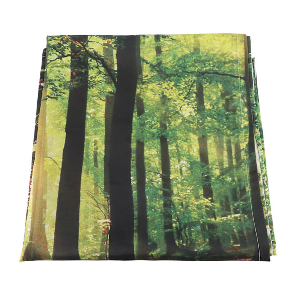 Skoger Sollys Trykk Skyggelegging Gardiner for Balkong Soverom Tegnesal Vindus 170 * 200cm