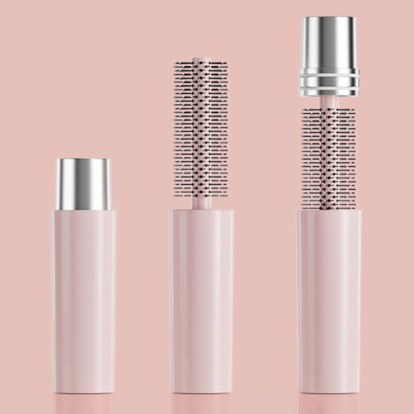 Hårkam Multi Purpose Styling Hårborste Indragbar Portabel Curling Roll Kam för Resor Rosa