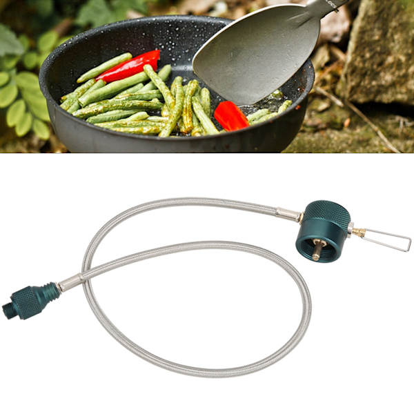 1L gastank överföringsslang Anslutning Konverteringshuvud Adapter för utomhus camping matlagning spis