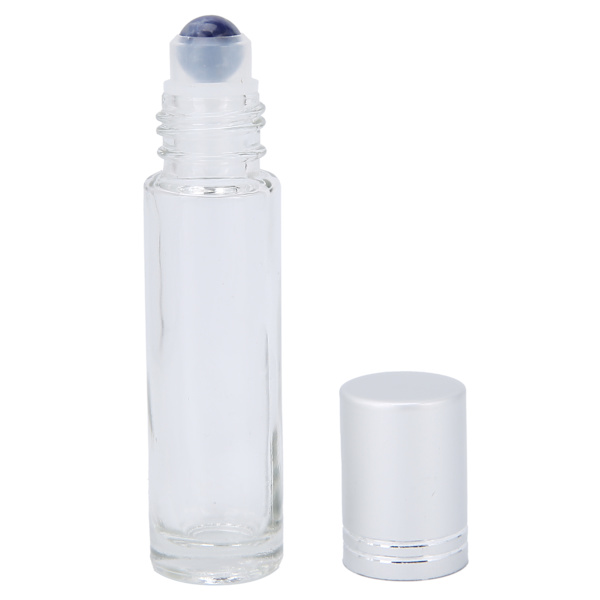 Eterisk olja Rollerflaska Resa Bärbar Roll on Flaskor Tillbehör för hälsovård 10ml (Blå Ådersten)