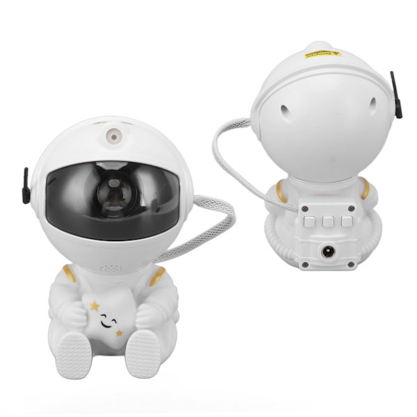 Astronautprojektor Stjärnprojektor RGB Ljus USB-driven Fjärrkontroll Roterbar Ljusprojektor för Sovrumsdekor
