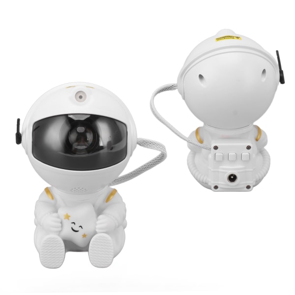 Stjerneprojektor Astronaut Projektor RGB Lys USB-drevet Fjernbetjening Roterbar Lysprojektor til Soveværelsesindretning