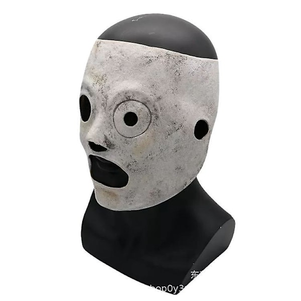 Sølv Latex Maske Cosplay Kostyme Tilbehør til Halloweenfest Slipknot Inspirert Voksen Rekvisitter