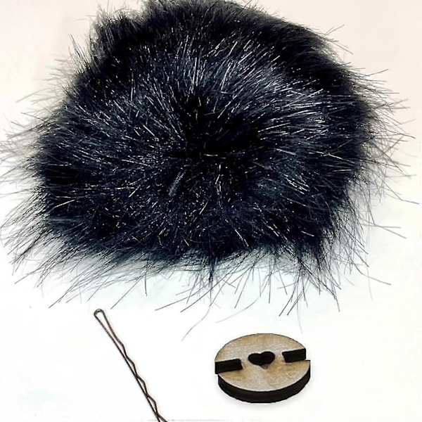 50 stk. Tre Pom Pommer For Hatter Knapper, Hatt Pom Holder, Strikket Hatt Lagingsfeste Verktøy, Pompon Holdere For Strikkede Beanies Og Toques