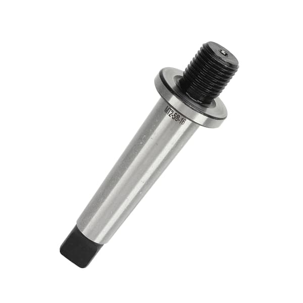 MT2‑5/8‑16 Drill Chuck Arbor Manganstål Herdet Morse Taper Flat Tail Gjenge Drill Adapter