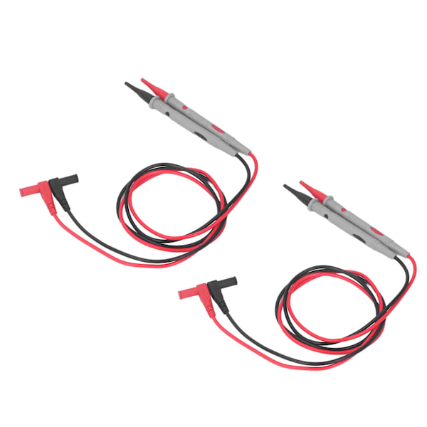 Multimeter Testledningar Bananplugg Snabb Överföringshastighet Guldpläterad Nålprob Elektriker Testledningar 1000V 10A