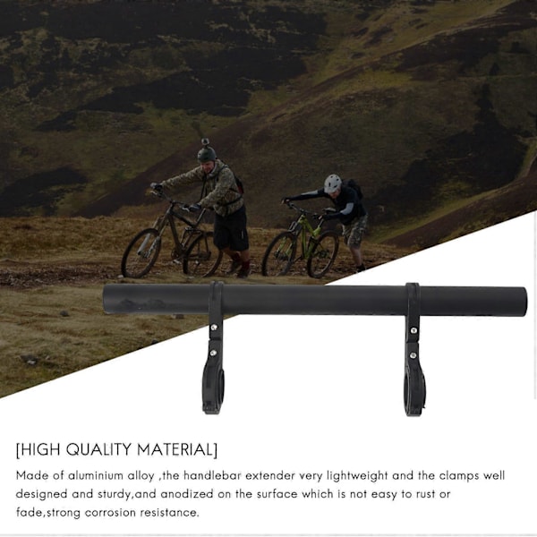 30CM Sykkelstyreforlenger for klemme speedometer frontlykt GPS