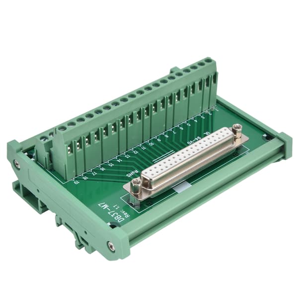 Terminal Board Adapter Plate Connector Module PCB Breakout Female DC 60V DB37‑M7
