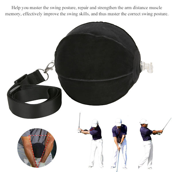 PVC Golf Swing Assisted Training Posture Correction Smart uppblåsbar boll extra tillbehör