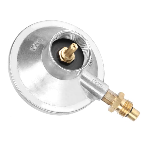 Zinklegering 1\"-20UNF Propan Gas Lavtryks Justerbar Regulator Kontrolventil BBQ Grill