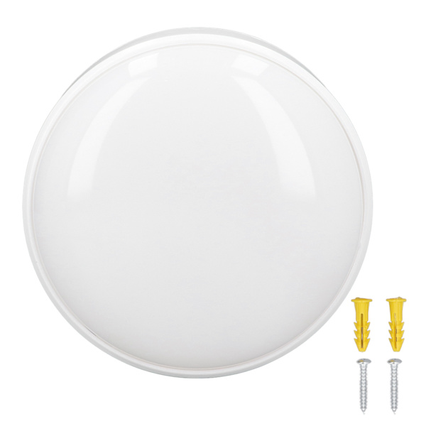 Rundt LED-taklys Bredt bestrålingsområde 6500K 20W Vanntett taklys for soverom Stue Toalett Bad