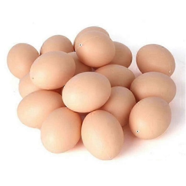 30 st Simulerade Plast Äggskal Hönsägg Falska Ägg Hjälper Värpning