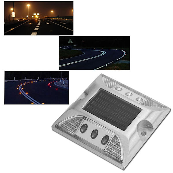 LED power maamerkkivalot vedenpitävät ulkona ajotieltä Road Highway Spike LampWhite