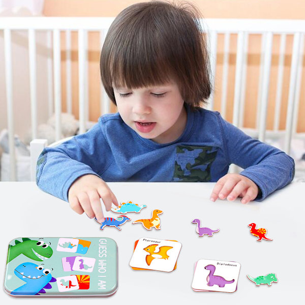 Träpussel Jigsaw Puzzle Leksak Inlärning Förskola Leksaker Gåvor för Barn Baby Barn