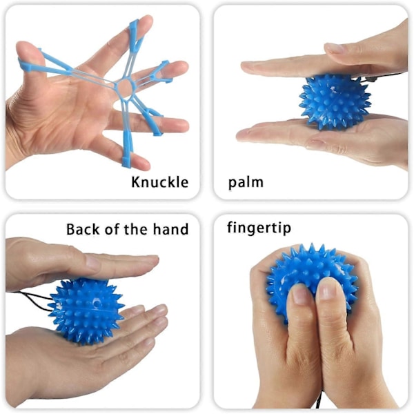 Handterapi Klämboll, Handträningsboll (5LB Djupblå)