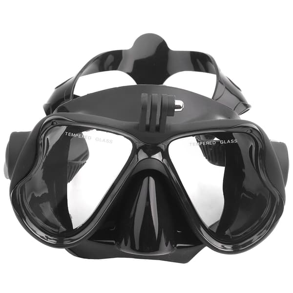 4 Färger Härdat Glas Lins Flexibelt Silikon Dykmask För Vuxen