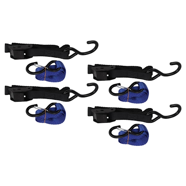 4-pack surrningsremmar 25 mm 1,8 m tunga surrningsremmar passar för motorcykel lastbilar släpvagn bagage