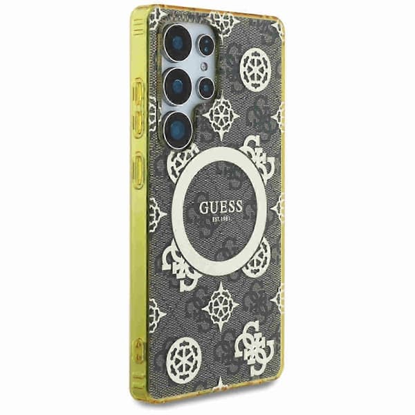 Galaxy S25 Ultra 4G Backside Gold Electro. Pattern MagSafe Brow Brown Samsung Galaxy S25 Ultra