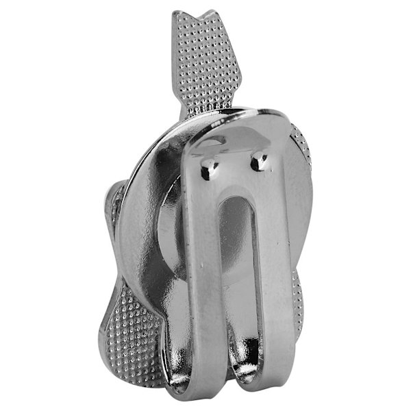 Metallisk magnetisk golfkeps hatt visir klämma bollmarkör tillbehör (svart gitarr)