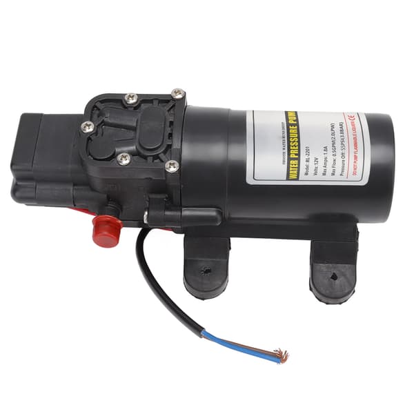 Vattentrycksmembranpump självsugande membranpump högtrycksvattenpump för utomhusbruk RL 2201 12V