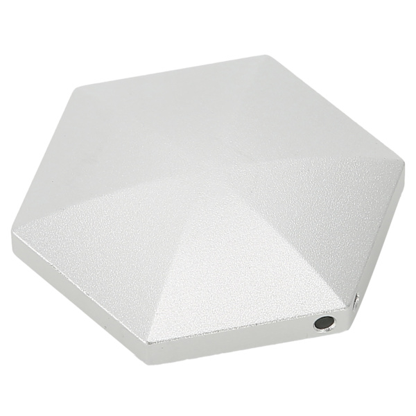 Flip Toy Desktop Pocket Stress Relief Fingertop Decompression Toy för bilkontor SilverSexangle