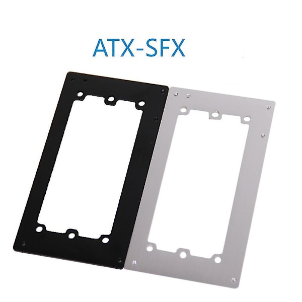 Virtalähteen ohjainlevy SFX - ATX -virtalähdeadapteri SFX - ATX PSU -muunninmuunnoskehys 4 ruuvilla, musta-B8