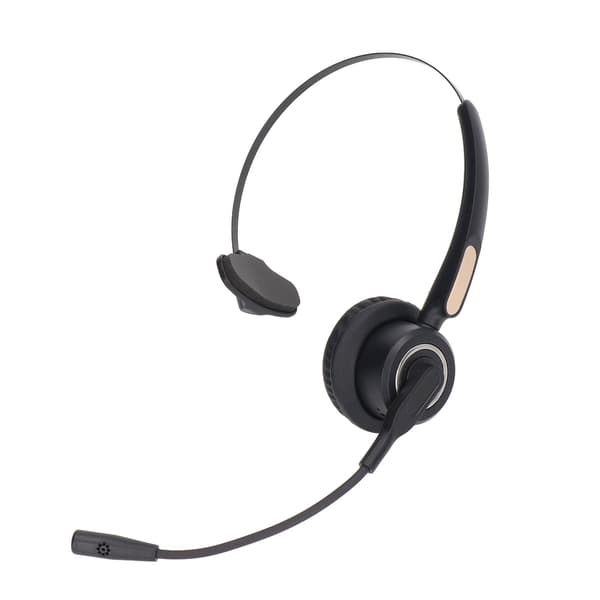 USB-headset enkelt øre Bluetooth støjreducerende justerbar kundeservicehovedtelefon med mikrofon