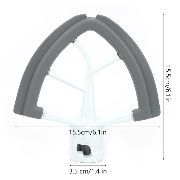 Reuna Vispilä Kallistuva Pää Vaihtotarvikkeet Sopii Gvode Flex 4.5-5QT