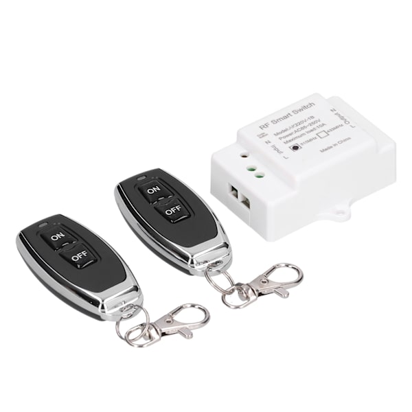 Älykäs relekytkin Langaton RF-kaukosäätimen vastaanotin Lähettimellä 85V‑250V