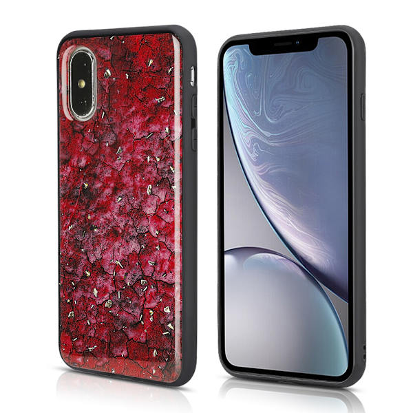 Dobbeltlagsbeskyttelse Mobiltelefonetui Anti-drop Beskyttende Telefonetui til iPhone X/XS