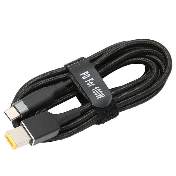JORINDO PD-laddarkabel USB C till lång SlimTip strömladdningskabel för ThinkPad (2 meter)