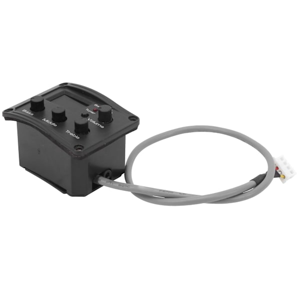 Ukulele Pickup EQ färgtuner med LED-skärm Elbox 3-segments Equalizer Musical