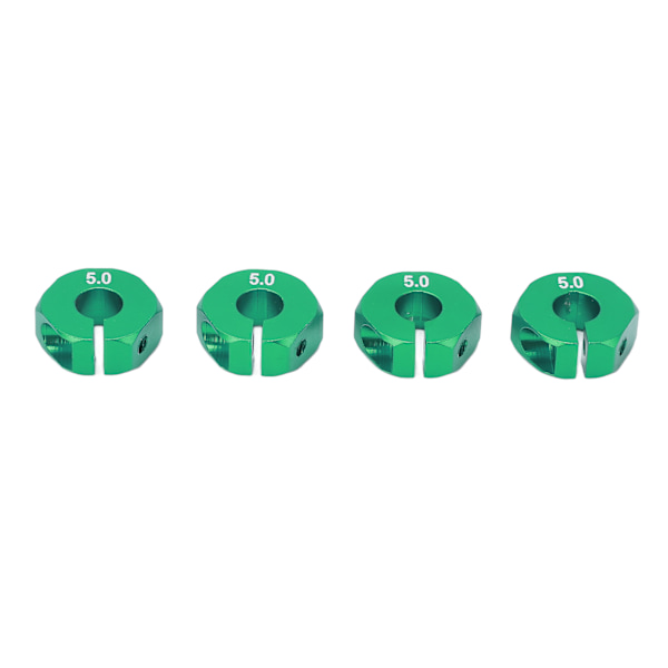 4st 12 mm Hjul Hex Drive Nav Adapter Kombinationskoppling med stift Skruvar RC Bil Ersättningsdelar för 1/10 RC CarGreen