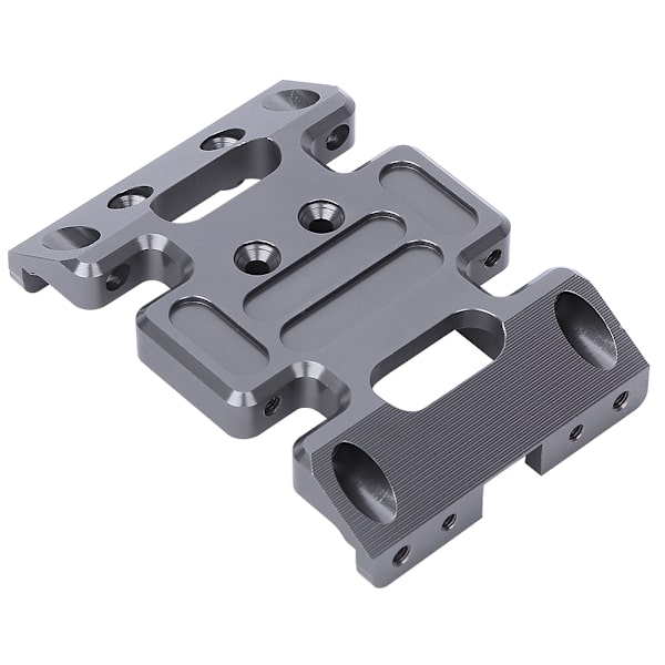 Aluminiumslegering senter chassisplate tilbehør passer til AXIAL SCX10 1/10 RC bil