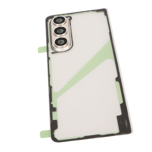 Galaxy Z Fold 5 5G F946:n läpinäkyvä takalasin vaihto, puhelimen takapaneelin kotelo kameran linssille, puhelimen jalusta, korjaustyökalusarja, hopea