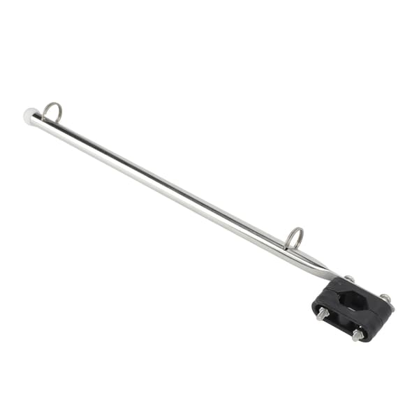 390 mm/15,35 tommer Marine Ræling Type Flagstang Justerbar Rustfrit Stål til Både Yachts Sejlbåde Speedbåde