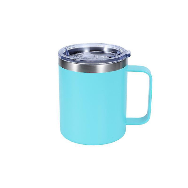 Rostfritt Stål Resetermos för Kaffe 340ml Lufttät Lock Isolerad Mugg för Varma och Kalla Drycker Kaffe Te Vatten