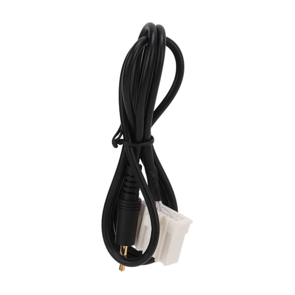 1 m lang AUX-lydindgangsadapter 3,5 mm klar lyd sort erstatning til Mazda 2 3 5 6 MX5 RX8 musikafspiller