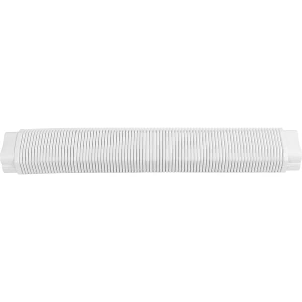 Dekorativt fleksibelt PVC-rør til udendørs kobberrør til aircondition, model 435, lige linjebeskyttelse.
