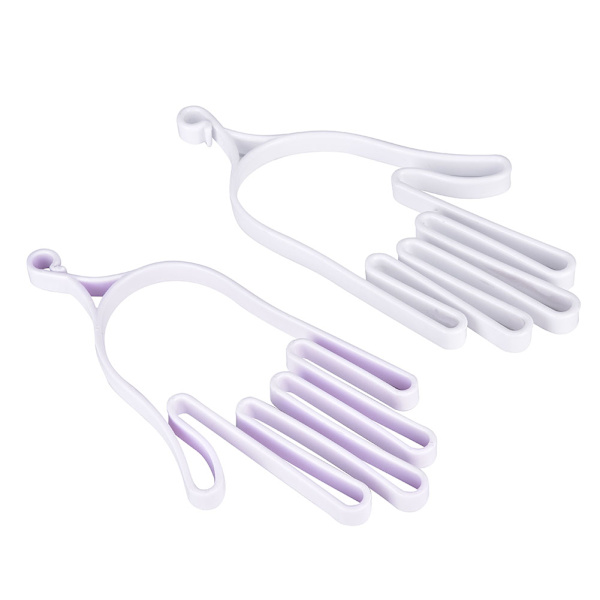 2 stk Multipurpose plastik golfhandsker Keeper Support båre tilbehør (hvid lyserød)