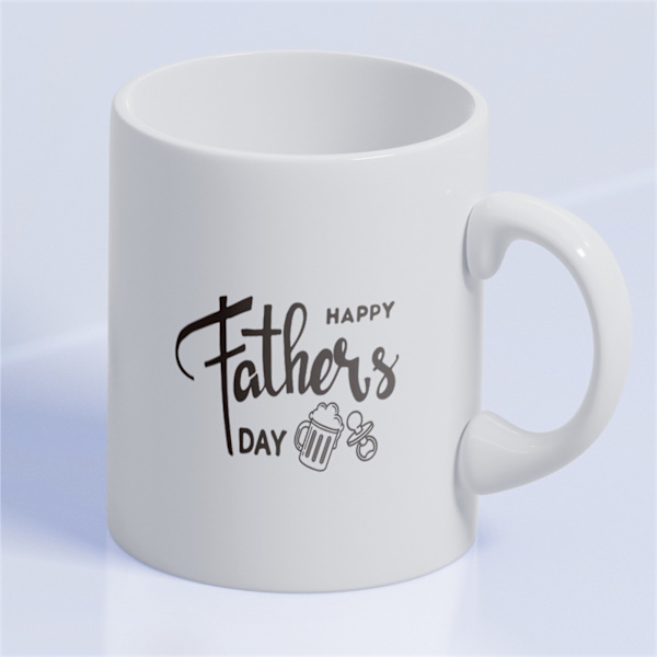 Keramisk krus Happy Fatherwis Day tema keramik kaffekop til hjemmet kontor rejse CCP343