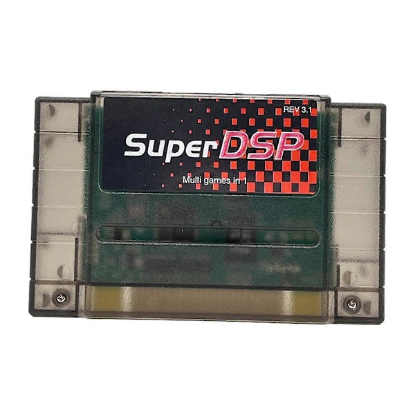 Super til SNES Amerikansk 16Bit Konsol Transparent Sort