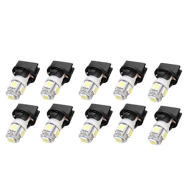10X T10 Vit 5050 194 LED Lampor Instrument Mätare Kluster Dash Ljus med Sockel
