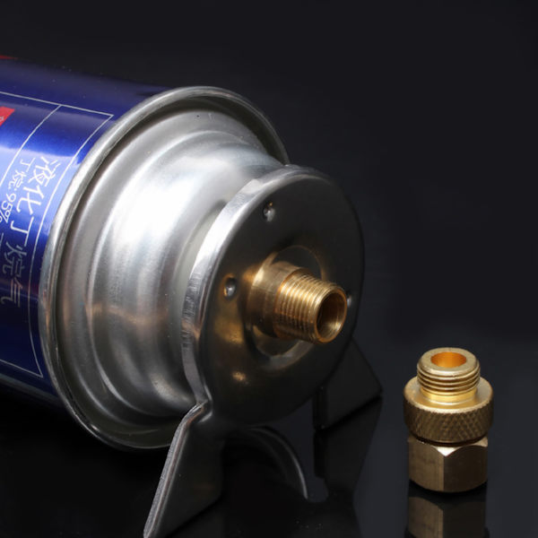 Utomhus Mini Spis Brännare Converter Lång Cylinder Tank Gas Adapter