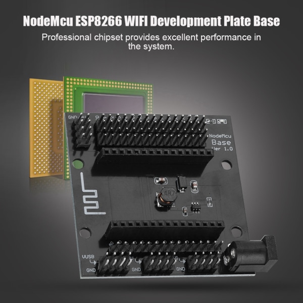 NodeMcu Lua Black Metal ESP8266 WIFI Development Plate Base Expander Board Base
