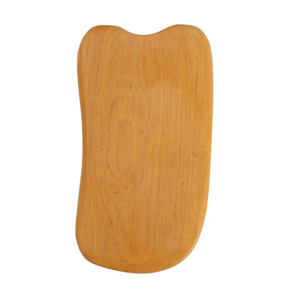 Gua Sha-bräda i trä, bekvämt grepp, rektangulär, ergonomisk, bärbar skrapmassageverktyg för kroppsskönhet