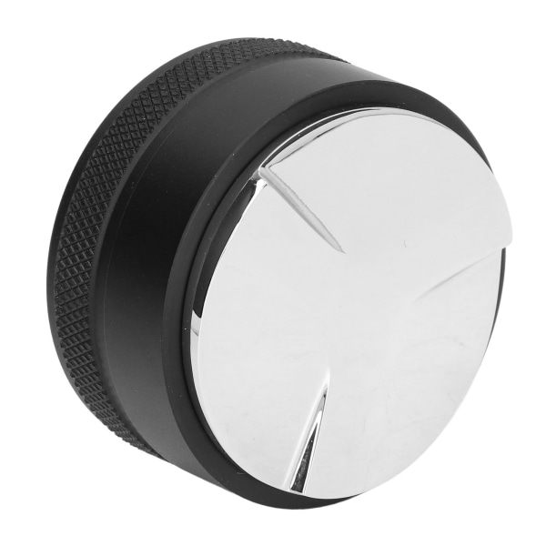 Kaffefordeler Justerbar bærbar rustbestandig sort padle Kaffefordeler pulvertryk51mm