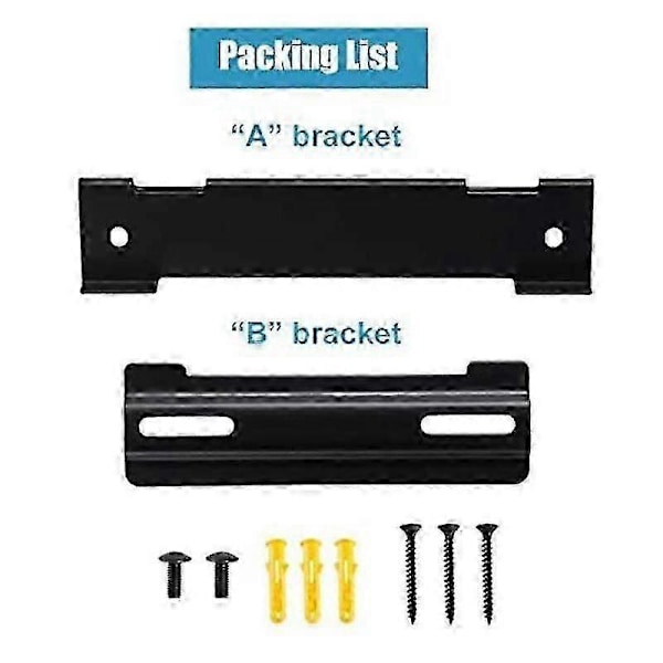 -120 Veggfeste Brakett for Solo 5 Soundbar, for Cinemate120, med Skrue og Vegganker, Svart