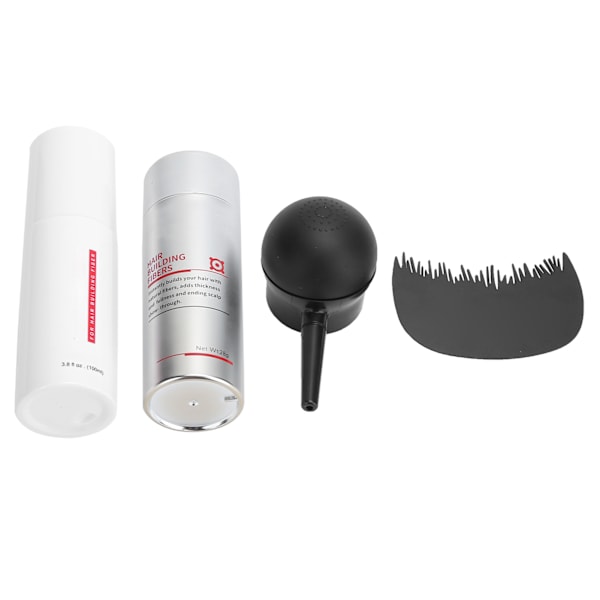 IMMETEE Hair Building Growth Fiber Kit Unisex hårförtjockningsmedel tätare med kam för BaldingRed Brown