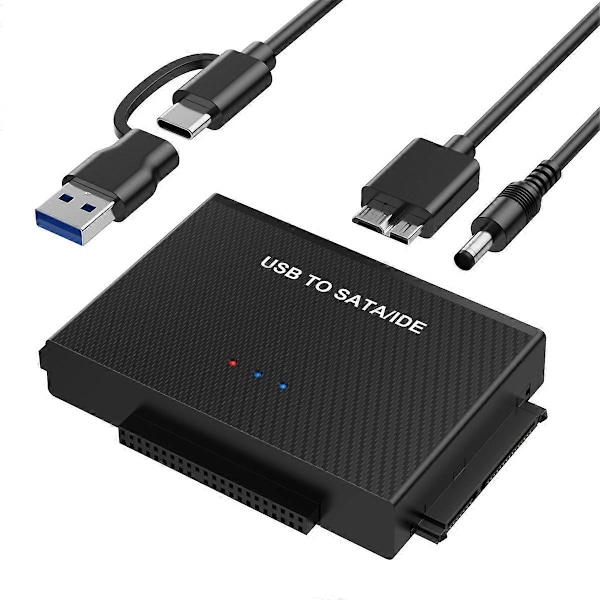 USB 3.0 til SATA / IDE Adapter Harddisk Adapter EU Stik